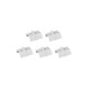1/4 inch Round PVC Raceway Connector, White, 5-Pack - US/CP22QSW-5PK 1/4 inch Round PVC Raceway Connector, White, 5-Pack - US/CP22QSW-5PK